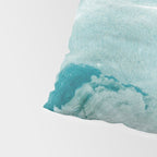 Clear blue water | Colorful ocean photography print | Turquoise sea Pillow Sham Gallery Image 4