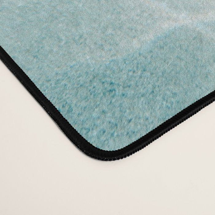 Clear blue water | Colorful ocean photography print | Turquoise sea Desk Mat Gallery Image 4