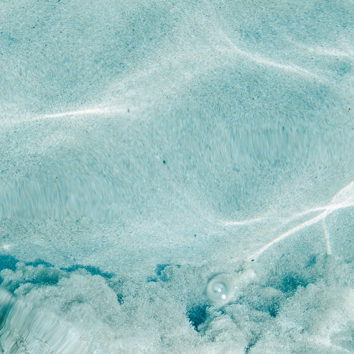 Clear blue water | Colorful ocean photography print | Turquoise sea Coffee Mug Gallery Image 2