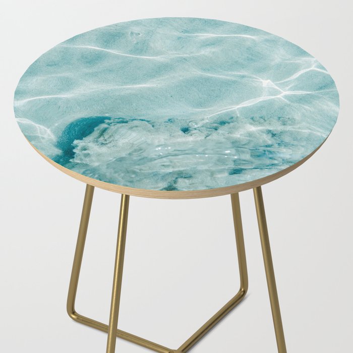 Clear blue water | Colorful ocean photography print | Turquoise sea Side Table Gallery Image 2