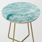 Clear blue water | Colorful ocean photography print | Turquoise sea Side Table Gallery Image 2