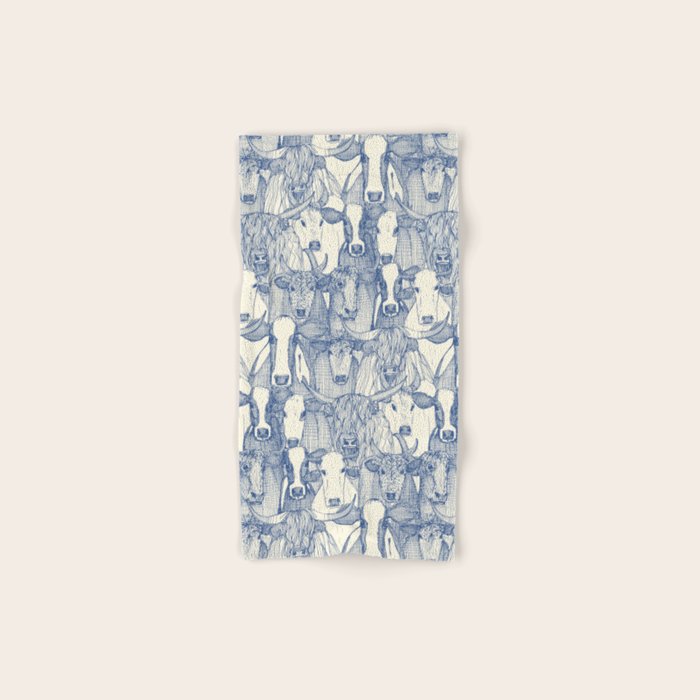 just cattle classic blue pearl Bath Towel Gallery Image 1