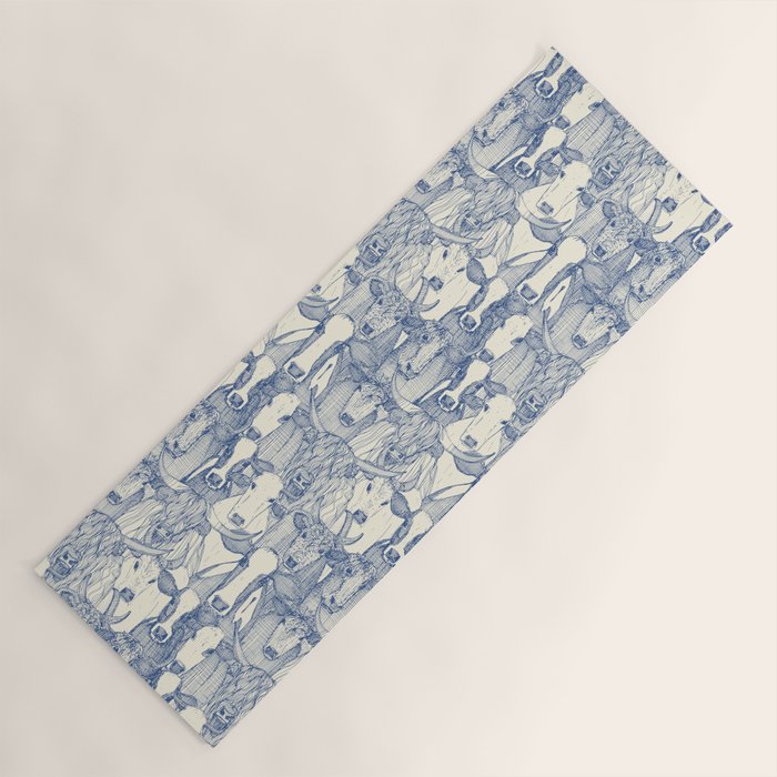 just cattle classic blue pearl Yoga Mat Gallery Image 1