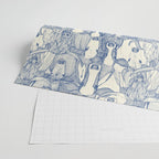 just cattle classic blue pearl Wrapping Paper Gallery Image 2