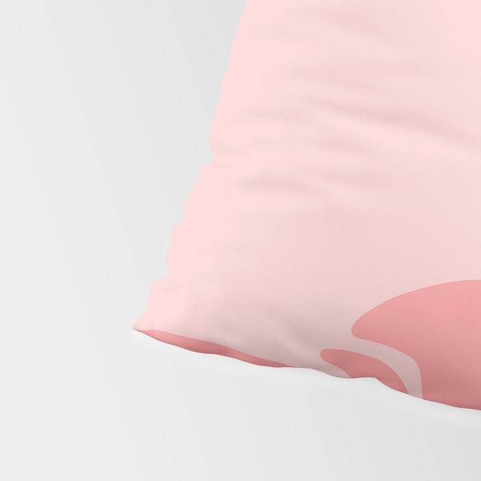 Sunny Pink Garden Pillow Sham Gallery Image 4