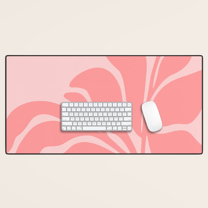 Sunny Pink Garden Desk Mat Gallery Image 1