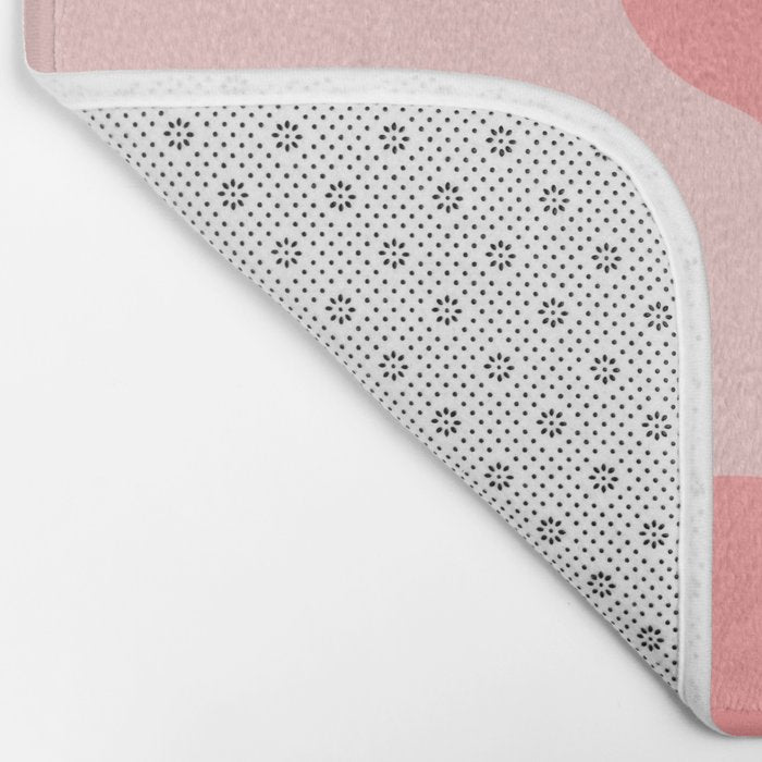Sunny Pink Garden Bath Mat Gallery Image 2