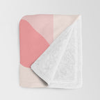 Sunny Pink Garden Throw Blanket Gallery Image 3