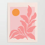 Sunny Pink Garden Poster Gallery Image 4