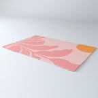 Sunny Pink Garden Rug Gallery Image 3