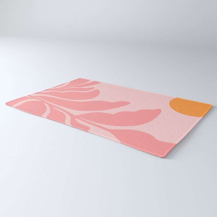 Sunny Pink Garden Rug Gallery Image 3