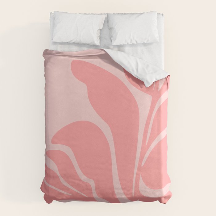 Sunny Pink Garden Duvet Cover Gallery Image 1
