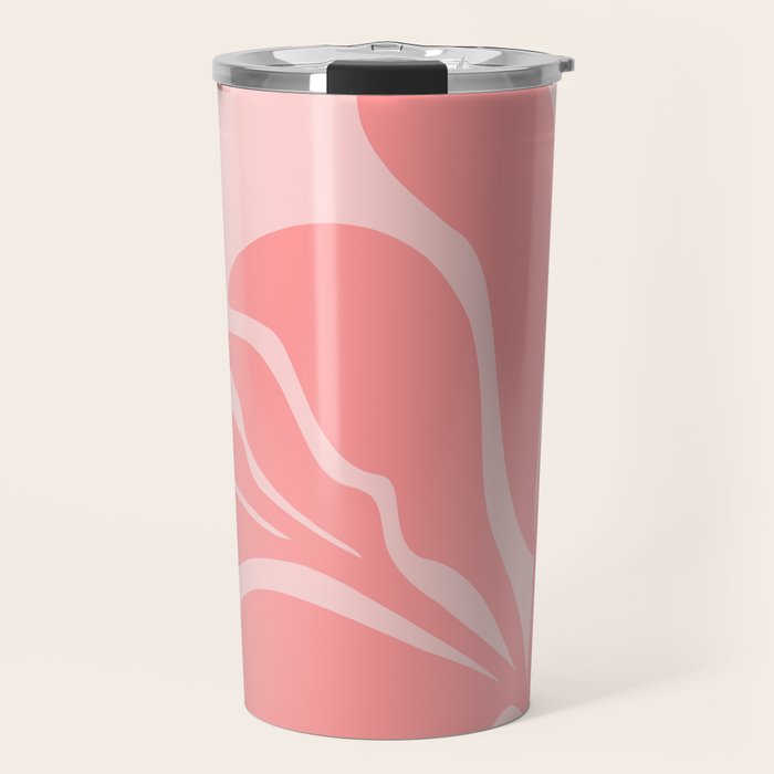 Sunny Pink Garden Travel Mug Gallery Image 1