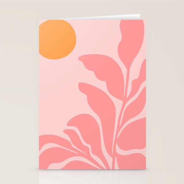 Sunny Pink Garden Stationery Card Gallery Image 2