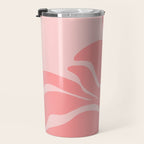 Sunny Pink Garden Travel Mug Gallery Image 3