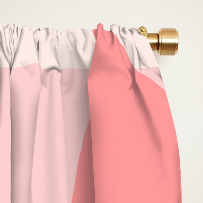 Sunny Pink Garden Window Curtain Gallery Image 2