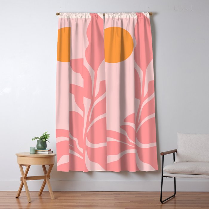 Sunny Pink Garden Window Curtain Gallery Image 5