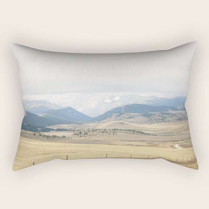 Montana Blues | Montana Landscape Photography | Western Landscape Rectangular Pillow Gallery Image 2