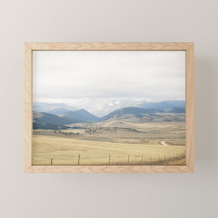Montana Blues | Montana Landscape Photography | Western Landscape Mini Art Print Gallery Image 1