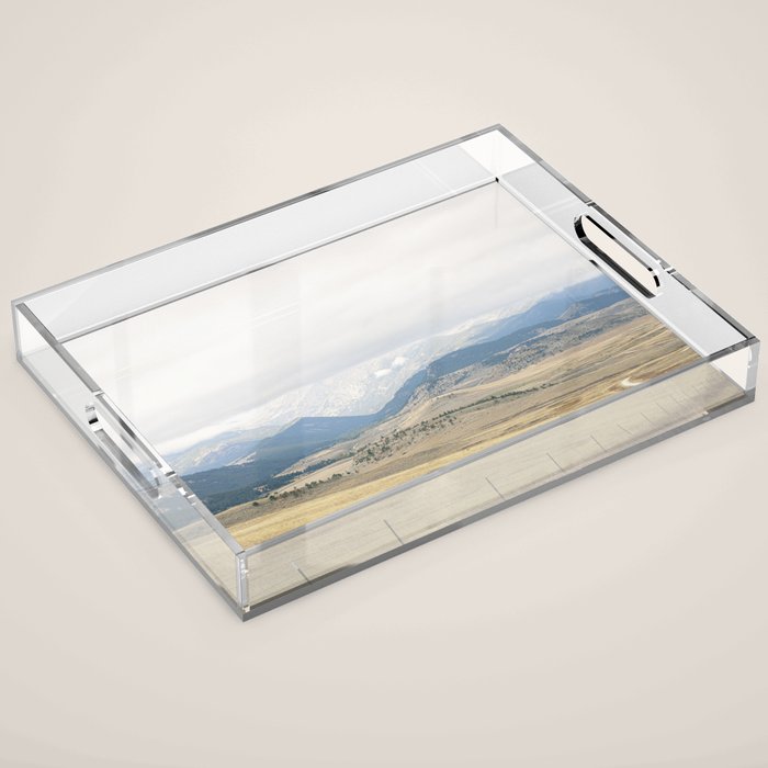 Montana Blues | Montana Landscape Photography | Western Landscape Acrylic Tray Gallery Image 1
