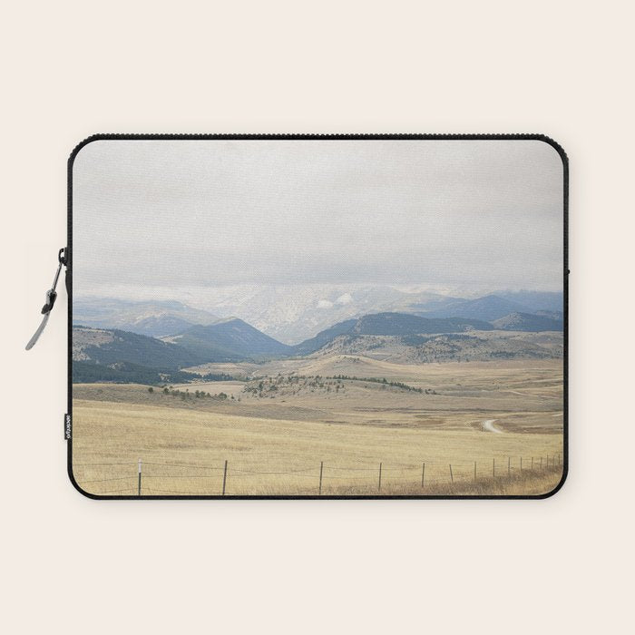 Montana Blues | Montana Landscape Photography | Western Landscape Laptop Sleeve Gallery Image 1