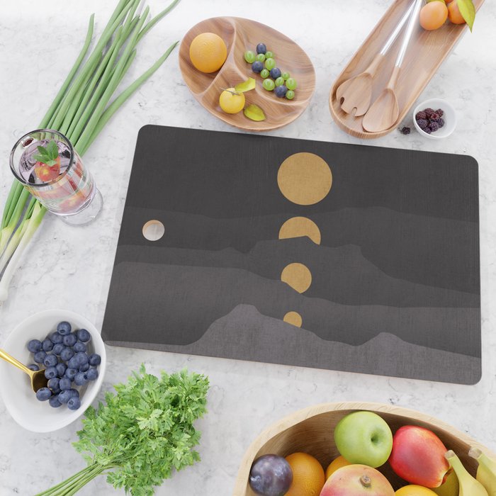 Rise of the golden moon Cutting Board Gallery Image 2