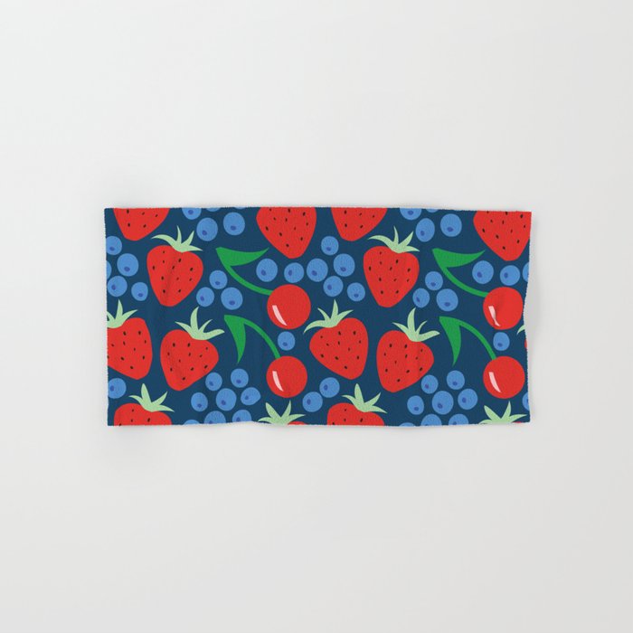 Strawberry pattern Bath Towel Gallery Image 1