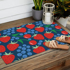 Strawberry pattern Outdoor Rug Gallery Image 2