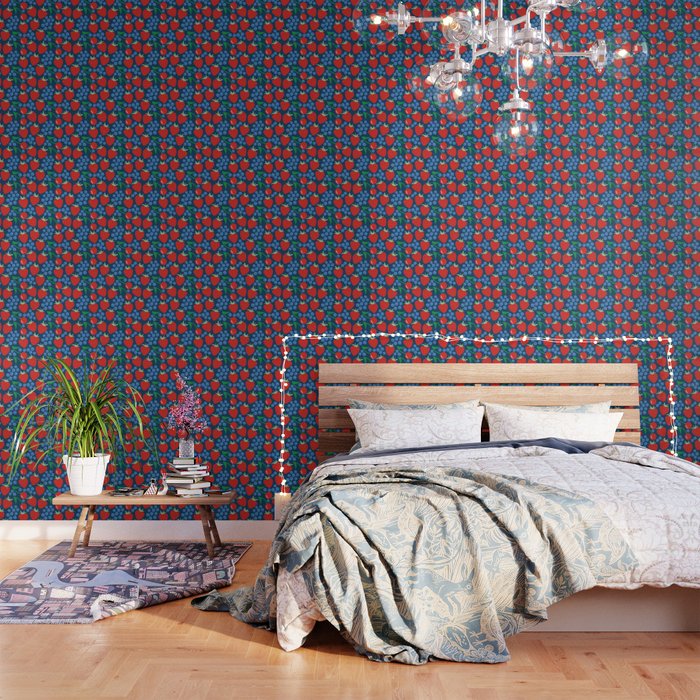 Strawberry pattern Wallpaper Gallery Image 1