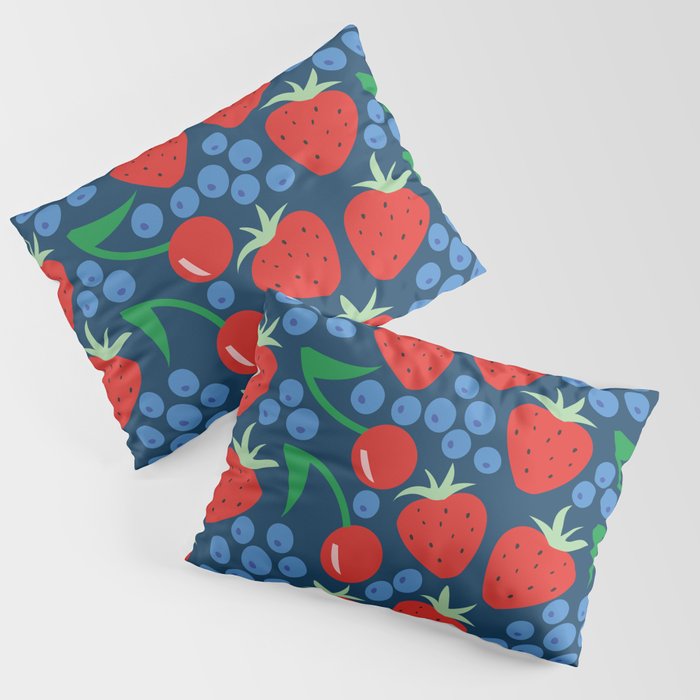 Strawberry pattern Pillow Sham Gallery Image 3