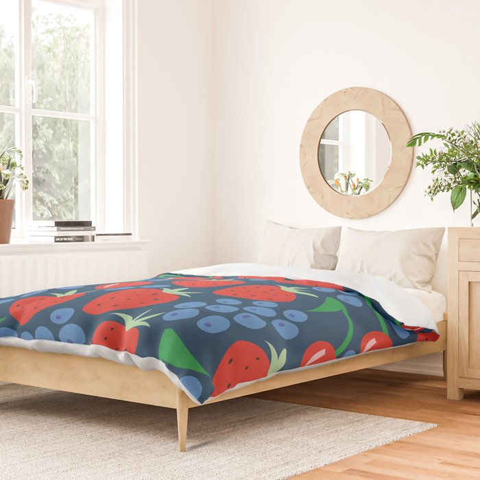 Strawberry pattern Duvet Cover Gallery Image 2