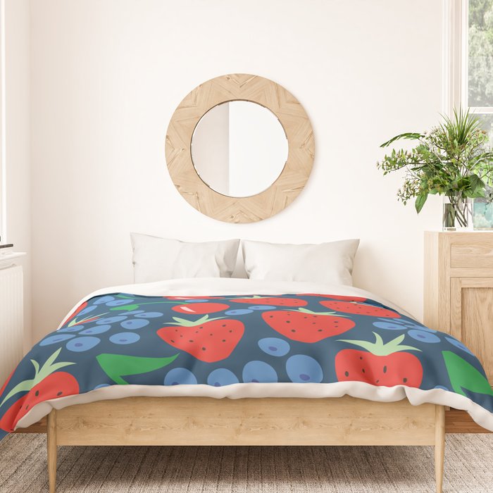Strawberry pattern Duvet Cover Gallery Image 3