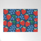 Strawberry pattern Welcome Mat Gallery Image 1