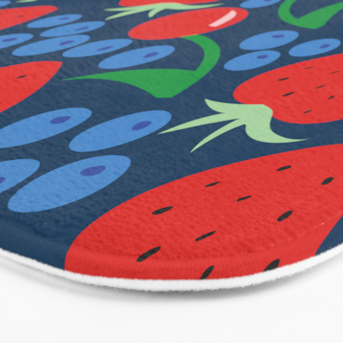 Strawberry pattern Bath Mat Gallery Image 3