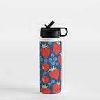Strawberry pattern Water Bottle Gallery Image 1