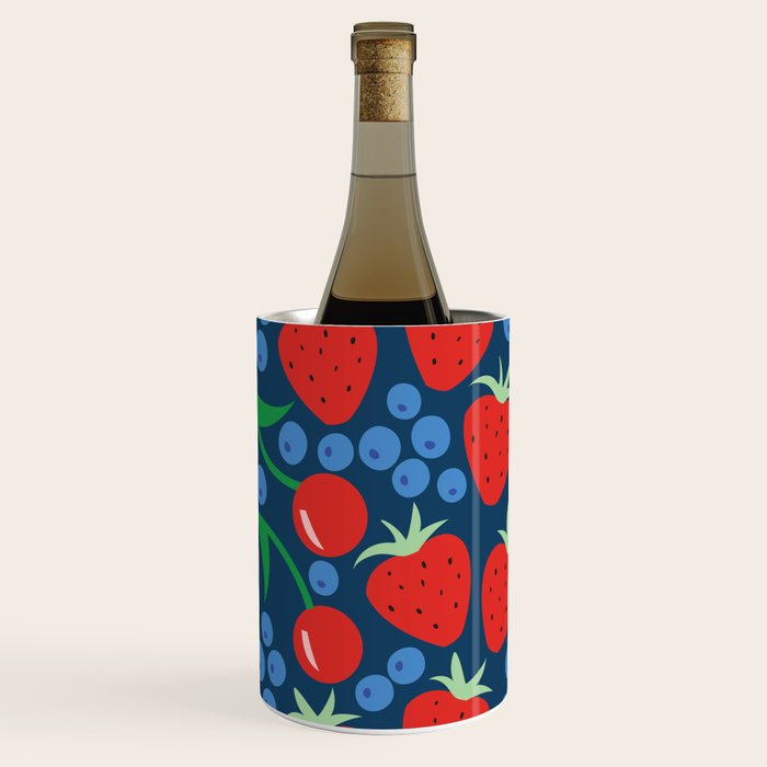 Strawberry pattern Wine Chiller Gallery Image 1