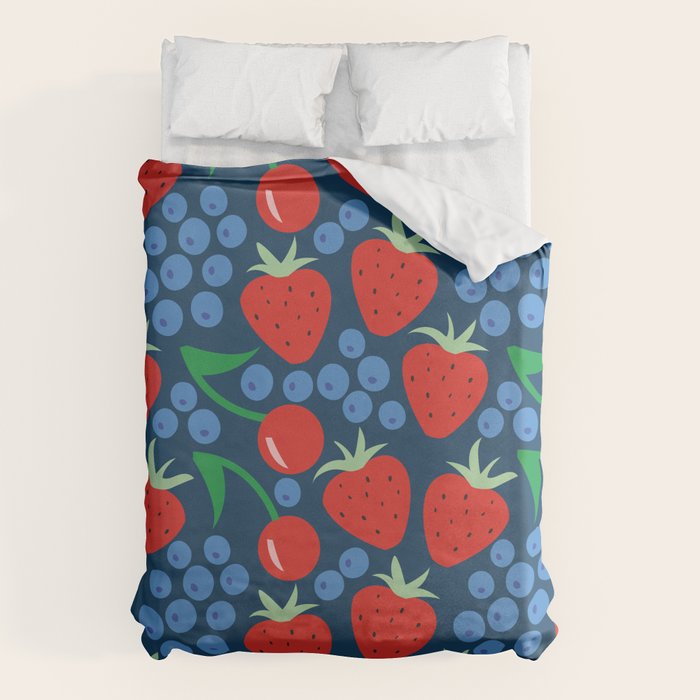 Strawberry pattern Duvet Cover Gallery Image 6