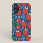 Strawberry pattern iPhone Case Gallery Image 1