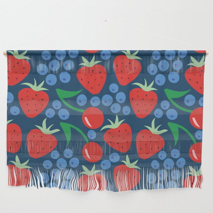 Strawberry pattern Wall Hanging Gallery Image 1
