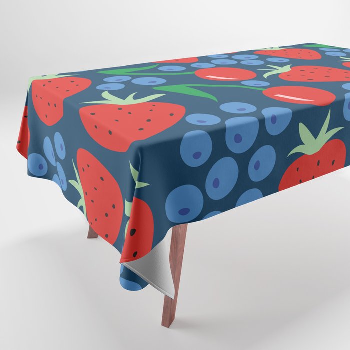 Strawberry pattern Tablecloth Gallery Image 1