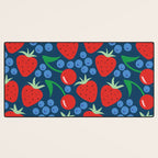 Strawberry pattern Desk Mat Gallery Image 3