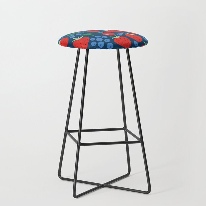 Strawberry pattern Stool Gallery Image 1