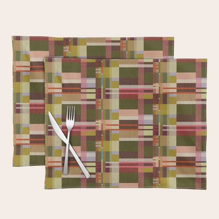 Offset Colorblock Bright Placemat Gallery Image 1