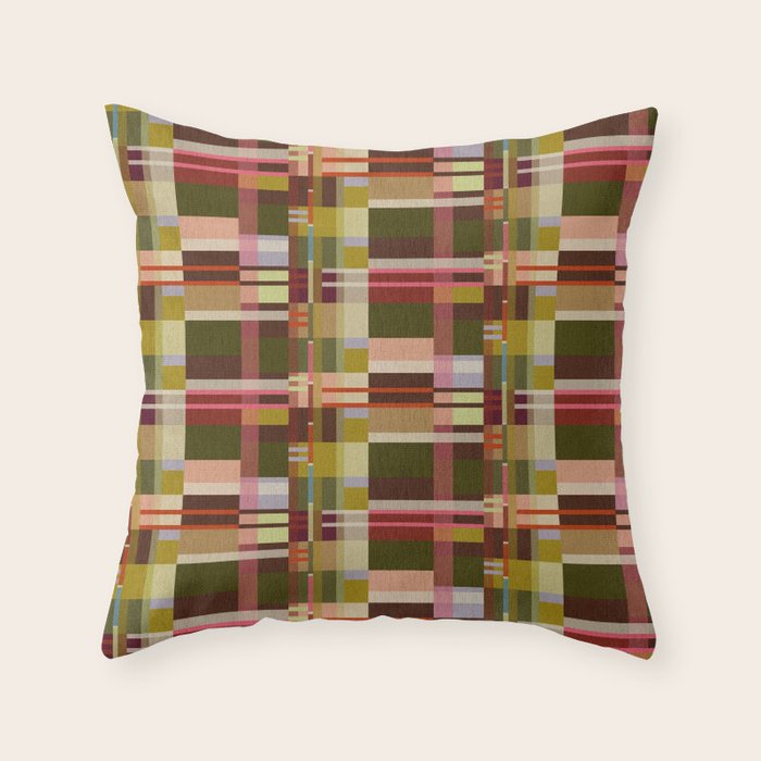 Offset Colorblock Bright Throw Pillow Gallery Image 6