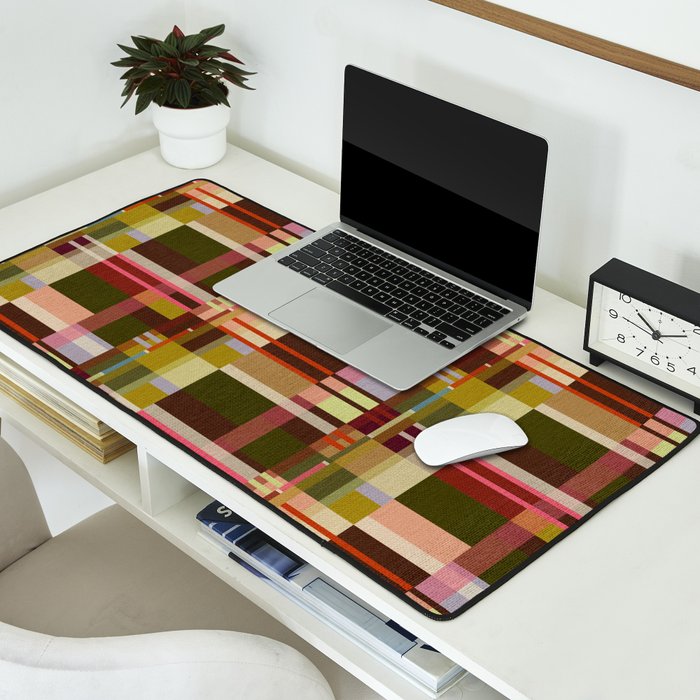 Offset Colorblock Bright Desk Mat Gallery Image 2