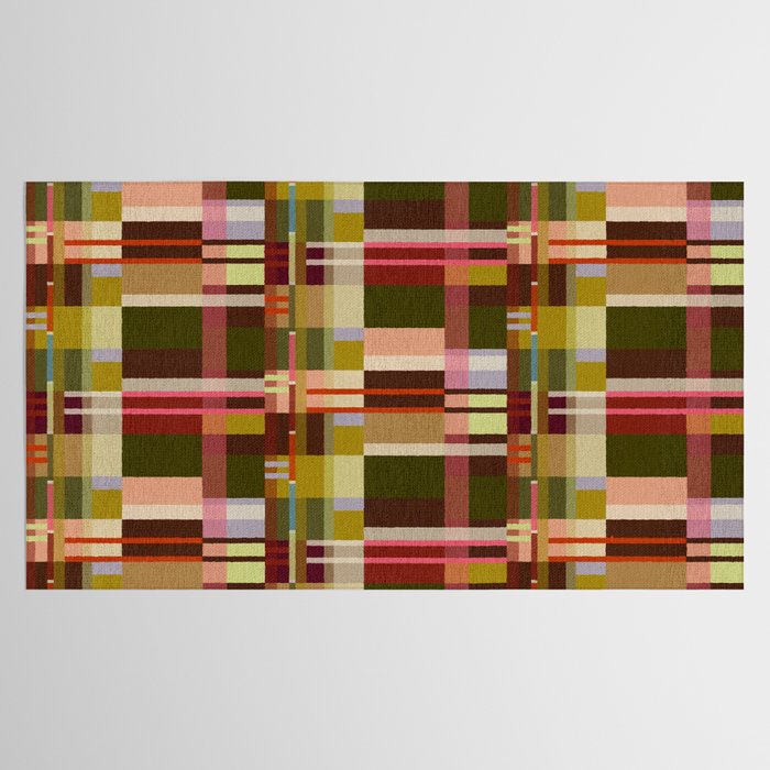 Offset Colorblock Bright Tablecloth Gallery Image 2