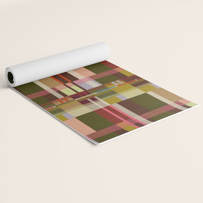 Offset Colorblock Bright Yoga Mat Gallery Image 2