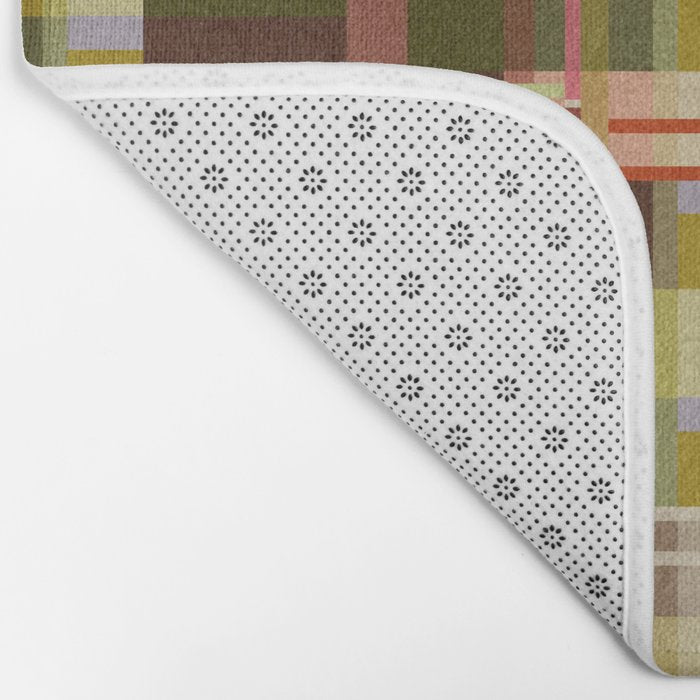Offset Colorblock Bright Bath Mat Gallery Image 2