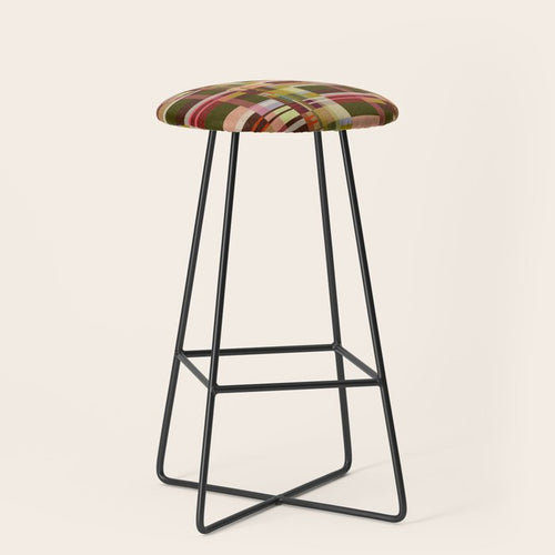 Offset Colorblock Bright Stool Gallery Image 1