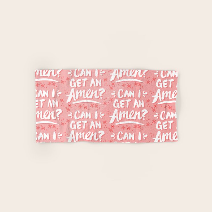 Can I Get An Amen? - Blush Pink Palette Towels Gallery Image 1